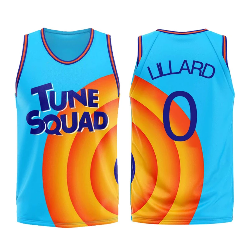 Taz Tune Squad White Jersey Tasmanian Devil Space Jam Basketball