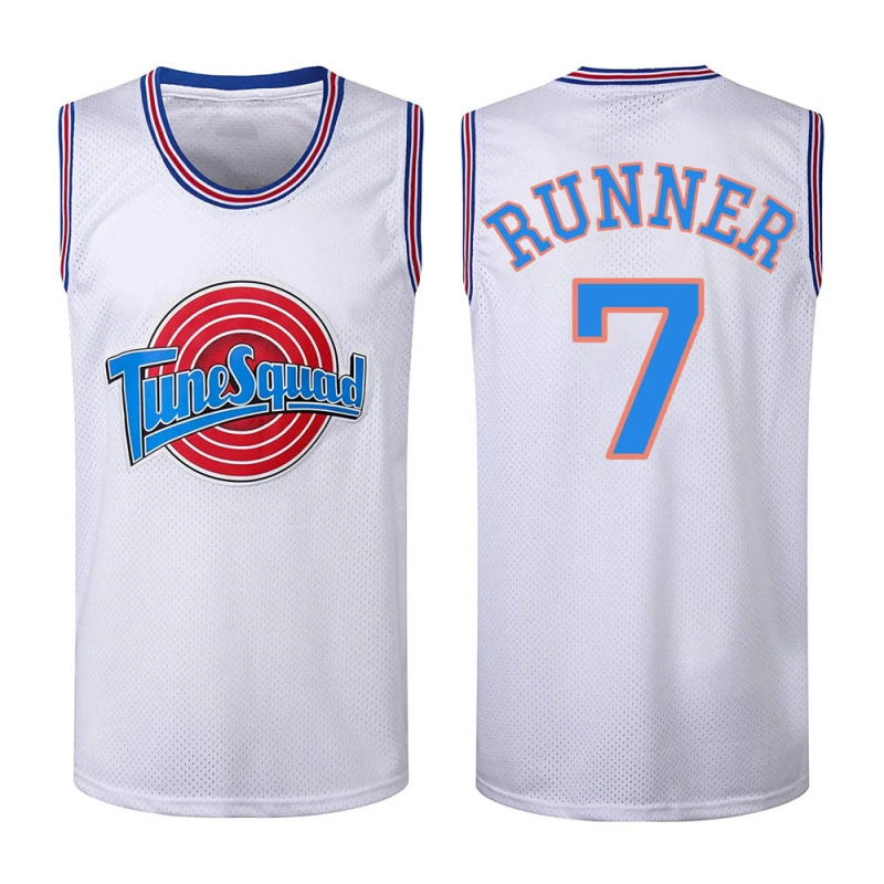 Youth Space Jam Tune Squad Road Runner White Jersey